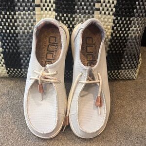 Hey Dude Light Gray Slip-On Shoes